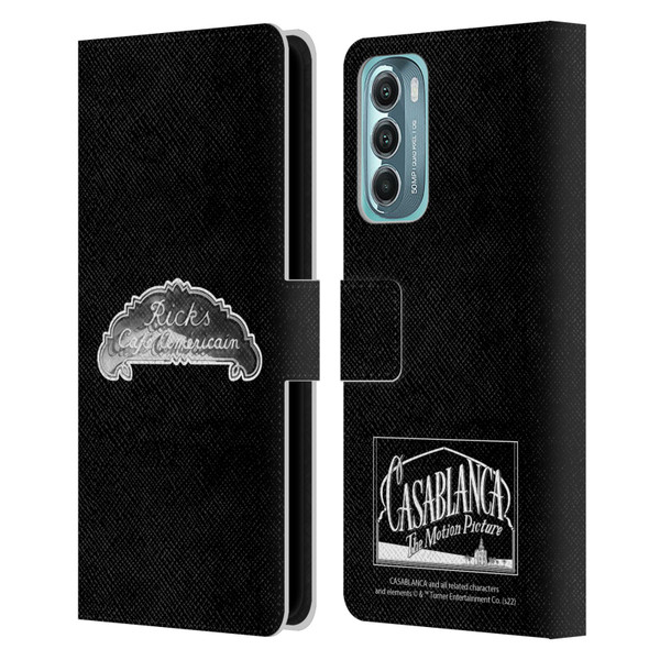 Casablanca Graphics Rick's Cafe Leather Book Wallet Case Cover For Motorola Moto G Stylus 5G (2022)