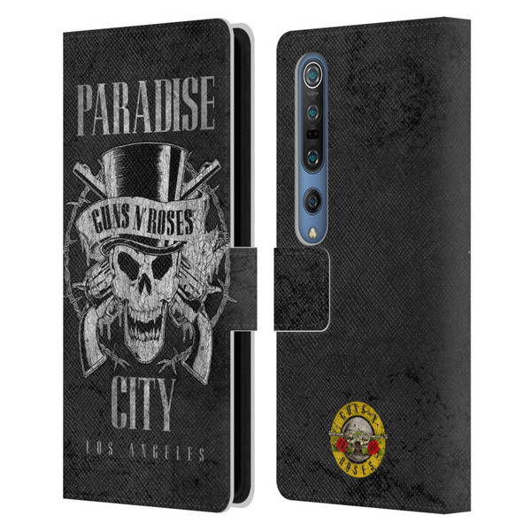 Guns N' Roses Vintage Paradise City Leather Book Wallet Case Cover For Xiaomi Mi 10 5G / Mi 10 Pro 5G