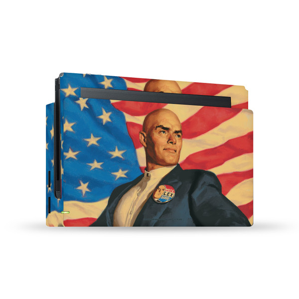 Superman DC Comics Logos And Comic Book Lex Luthor Vinyl Sticker Skin Decal Cover for Nintendo Switch Console & Dock