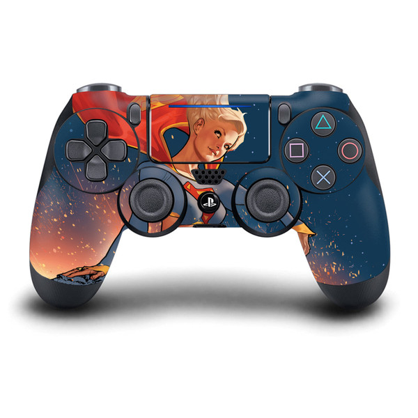 Superman DC Comics Logos And Comic Book Supergirl Vinyl Sticker Skin Decal Cover for Sony DualShock 4 Controller