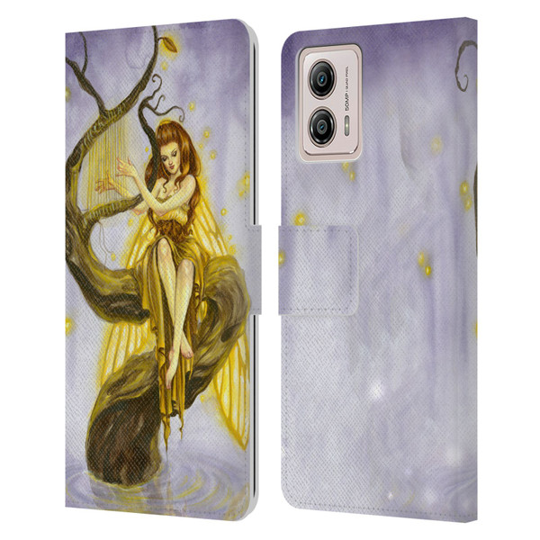 Selina Fenech Fairies Firefly Song Leather Book Wallet Case Cover For Motorola Moto G53 5G