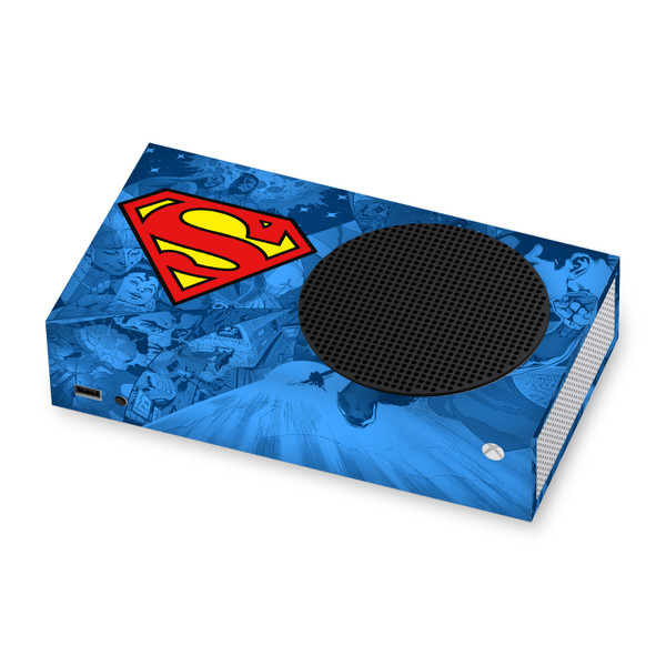 Superman DC Comics Logos And Comic Book Collage Vinyl Sticker Skin Decal Cover for Microsoft Xbox Series S Console
