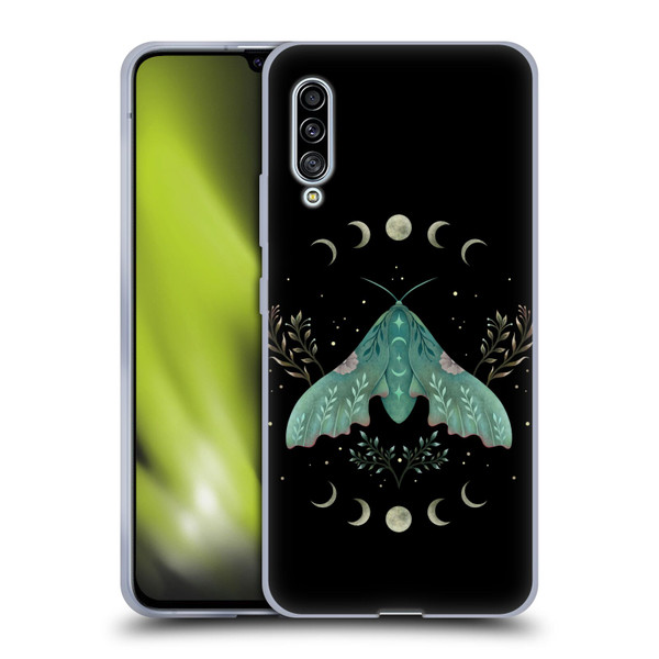 Episodic Drawing Illustration Animals Luna And Moth Soft Gel Case for Samsung Galaxy A90 5G (2019)
