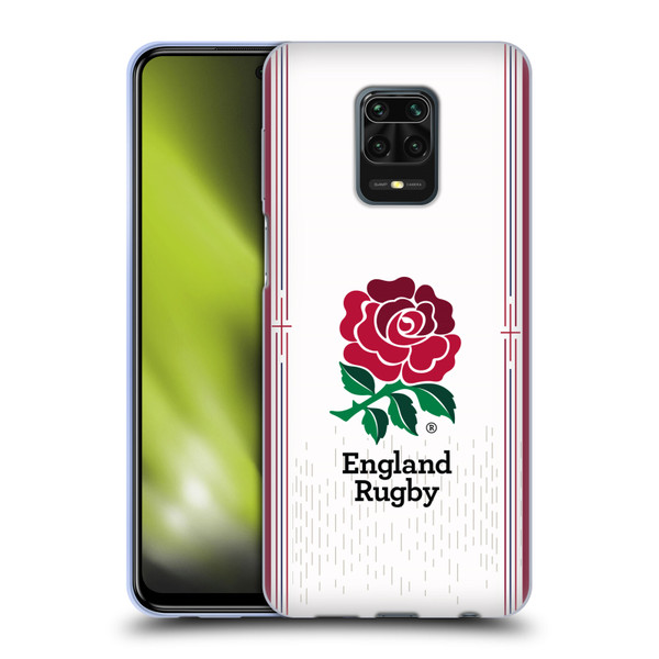 England Rugby Union 2023/24 Crest Kit Home Soft Gel Case for Xiaomi Redmi Note 9 Pro/Redmi Note 9S