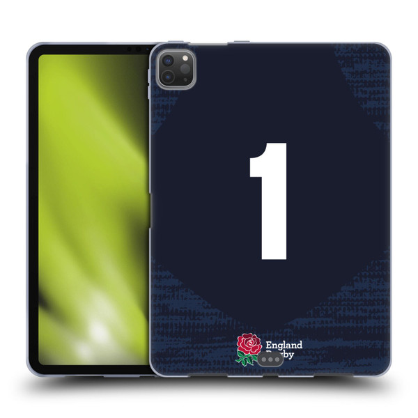 England Rugby Union 2020/21 Players Away Kit Position 1 Soft Gel Case for Apple iPad Pro 11 2020 / 2021 / 2022