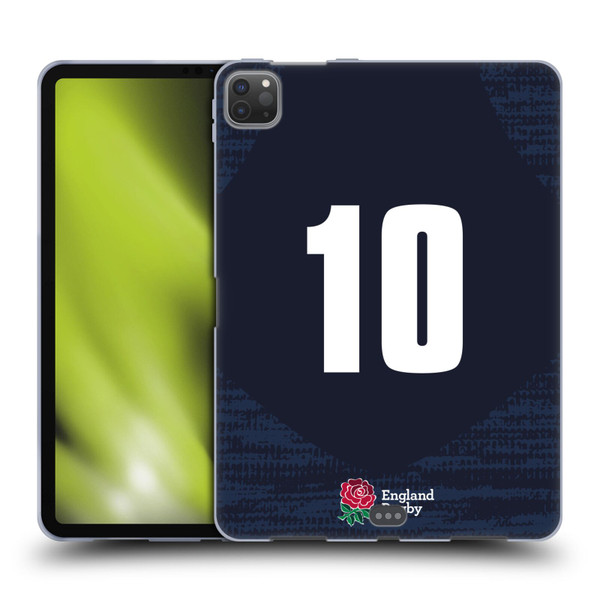 England Rugby Union 2020/21 Players Away Kit Position 10 Soft Gel Case for Apple iPad Pro 11 2020 / 2021 / 2022