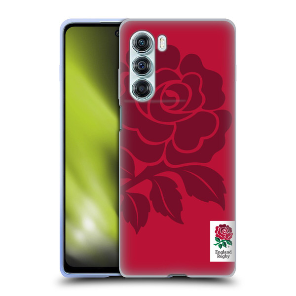 England Rugby Union 2016/17 The Rose Mono Rose Soft Gel Case for Motorola Edge S30 / Moto G200 5G