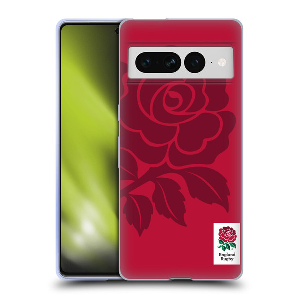 England Rugby Union 2016/17 The Rose Mono Rose Soft Gel Case for Google Pixel 7 Pro