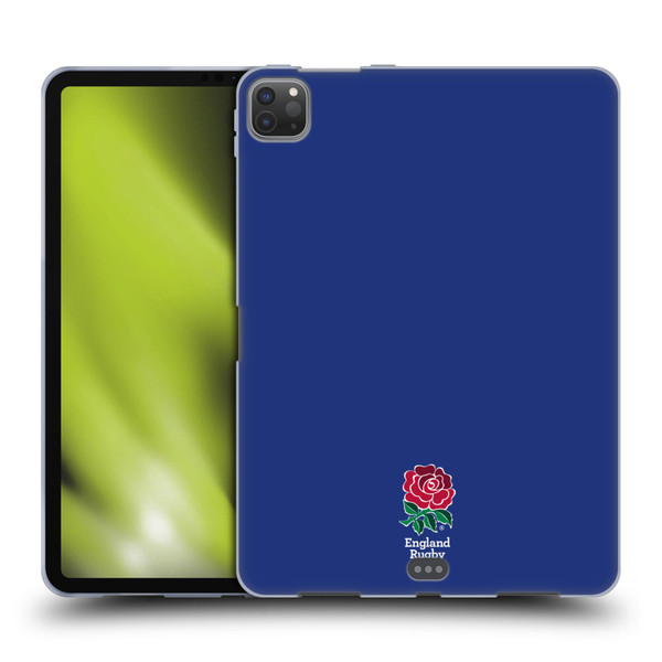 England Rugby Union 2016/17 The Rose Plain Navy Soft Gel Case for Apple iPad Pro 11 2020 / 2021 / 2022