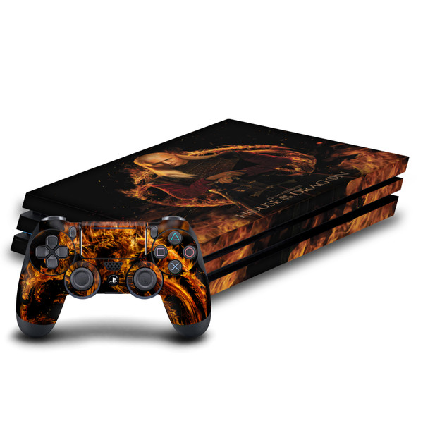 House Of The Dragon: Television Series Sigils And Characters Daemon Vinyl Sticker Skin Decal Cover for Sony PS4 Pro Bundle
