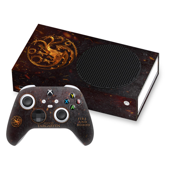 House Of The Dragon: Television Series Sigils And Characters House Targaryen Vinyl Sticker Skin Decal Cover for Microsoft Series S Console & Controller