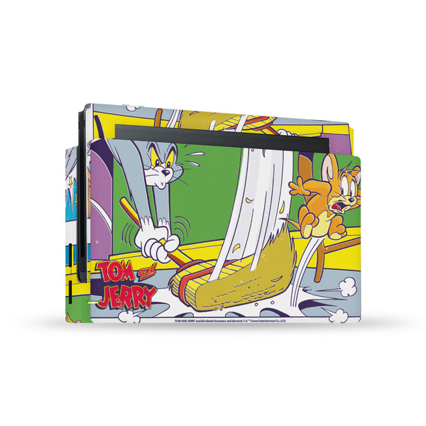 Tom and Jerry Graphics Indoor Chase Vinyl Sticker Skin Decal Cover for Nintendo Switch Console & Dock