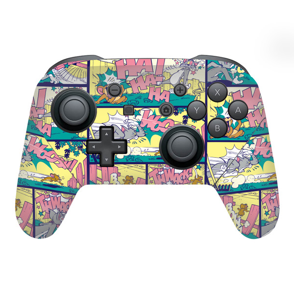 Tom and Jerry Graphics Outdoor Chase Comic Vinyl Sticker Skin Decal Cover for Nintendo Switch Pro Controller