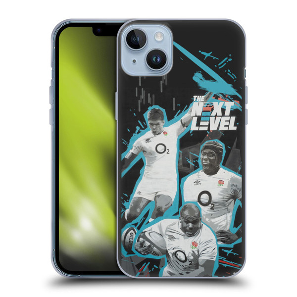 England Rugby Union Mural Next Level Soft Gel Case for Apple iPhone 14 Plus