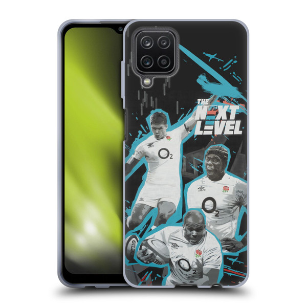 England Rugby Union Mural Next Level Soft Gel Case for Samsung Galaxy A12 (2020)