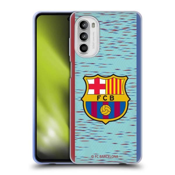 FC Barcelona 2023/24 Crest Kit Third Soft Gel Case for Motorola Moto G52