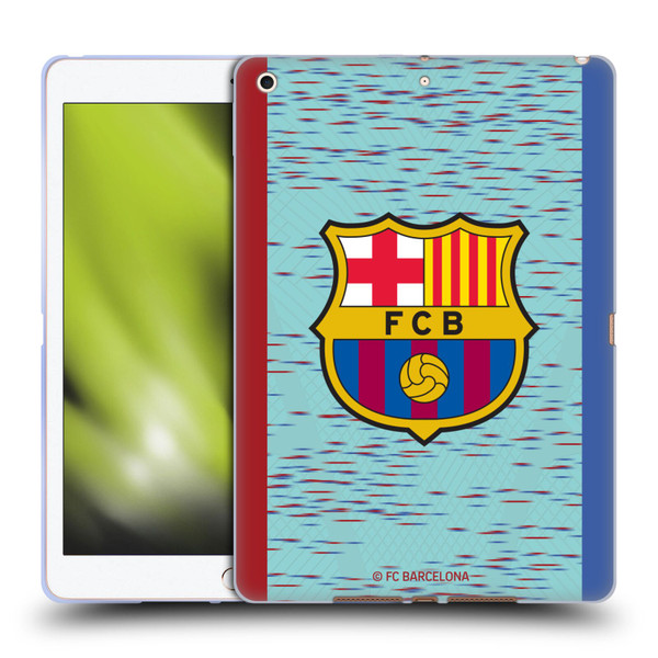 FC Barcelona 2023/24 Crest Kit Third Soft Gel Case for Apple iPad 10.2 2019/2020/2021