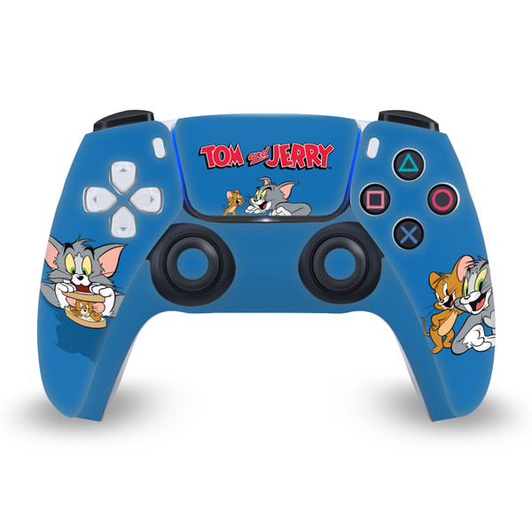 Tom and Jerry Graphics Character Art Vinyl Sticker Skin Decal Cover for Sony PS5 Sony DualSense Controller