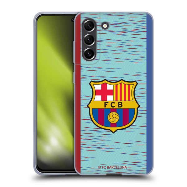 FC Barcelona 2023/24 Crest Kit Third Soft Gel Case for Samsung Galaxy S21 FE 5G
