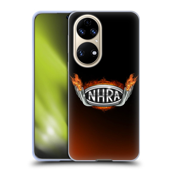 National Hot Rod Association Graphics Fire Logo Soft Gel Case for Huawei P50