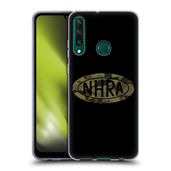 National Hot Rod Association Graphics Camouflage Logo Soft Gel Case for Huawei Y6p