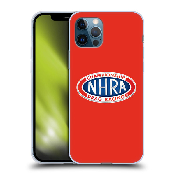 National Hot Rod Association Graphics Primary Logo Soft Gel Case for Apple iPhone 12 / iPhone 12 Pro