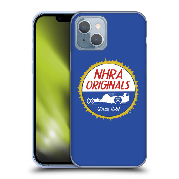 National Hot Rod Association Graphics Original Logo Soft Gel Case for Apple iPhone 14