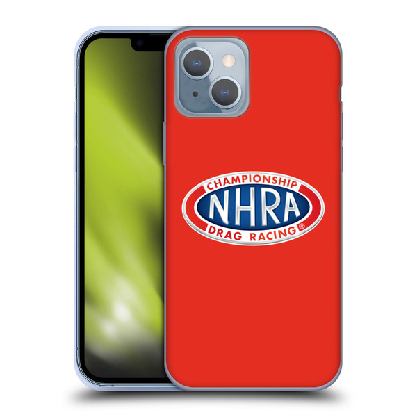National Hot Rod Association Graphics Primary Logo Soft Gel Case for Apple iPhone 14
