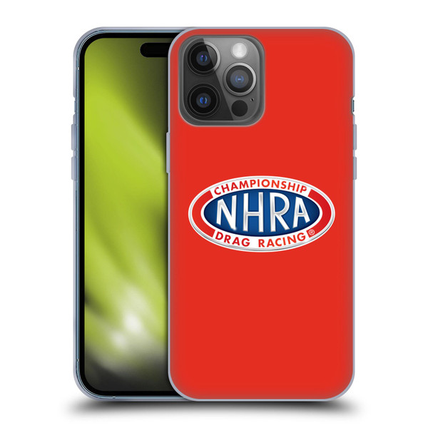 National Hot Rod Association Graphics Primary Logo Soft Gel Case for Apple iPhone 14 Pro Max