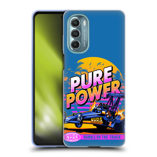 National Hot Rod Association Graphics Pure Power Soft Gel Case for Motorola Moto G Stylus 5G (2022)