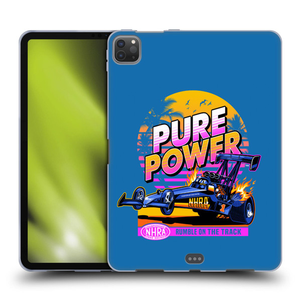 National Hot Rod Association Graphics Pure Power Soft Gel Case for Apple iPad Pro 11 2020 / 2021 / 2022