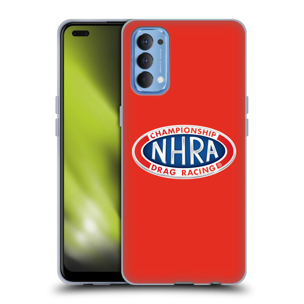 National Hot Rod Association Graphics Primary Logo Soft Gel Case for OPPO Reno 4 5G