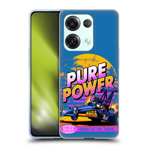 National Hot Rod Association Graphics Pure Power Soft Gel Case for OPPO Reno8 Pro