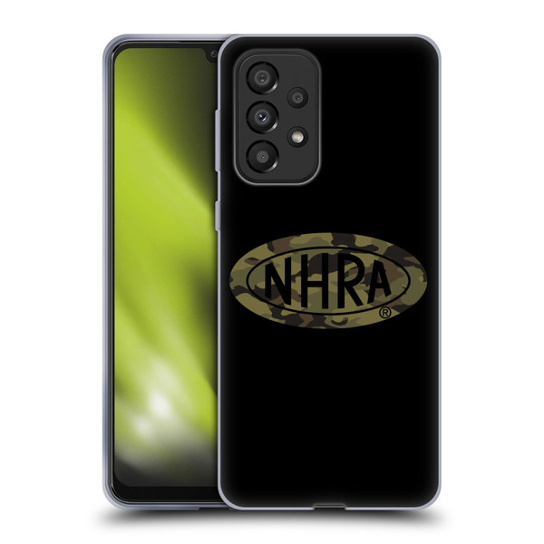 National Hot Rod Association Graphics Camouflage Logo Soft Gel Case for Samsung Galaxy A33 5G (2022)