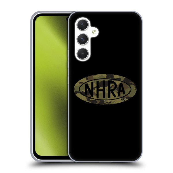 National Hot Rod Association Graphics Camouflage Logo Soft Gel Case for Samsung Galaxy A54 5G
