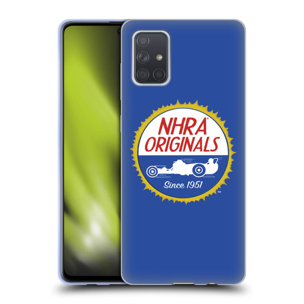 National Hot Rod Association Graphics Original Logo Soft Gel Case for Samsung Galaxy A71 (2019)