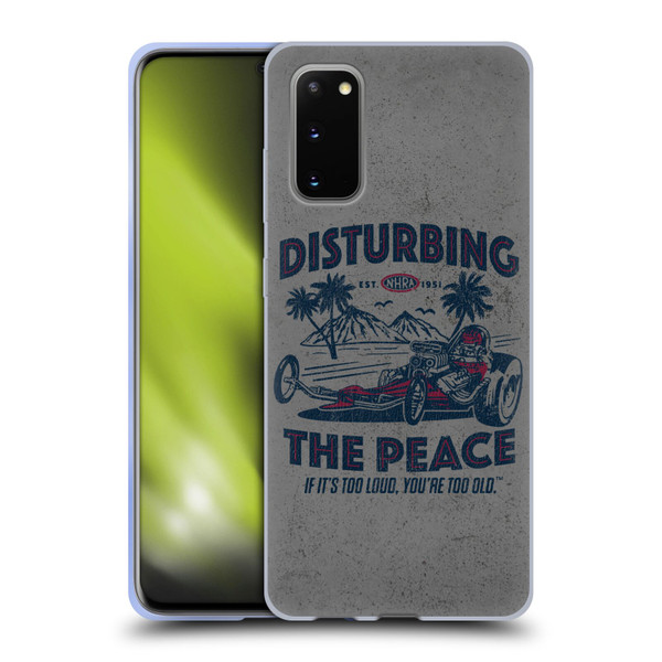 National Hot Rod Association Graphics Drag Peace Soft Gel Case for Samsung Galaxy S20 / S20 5G