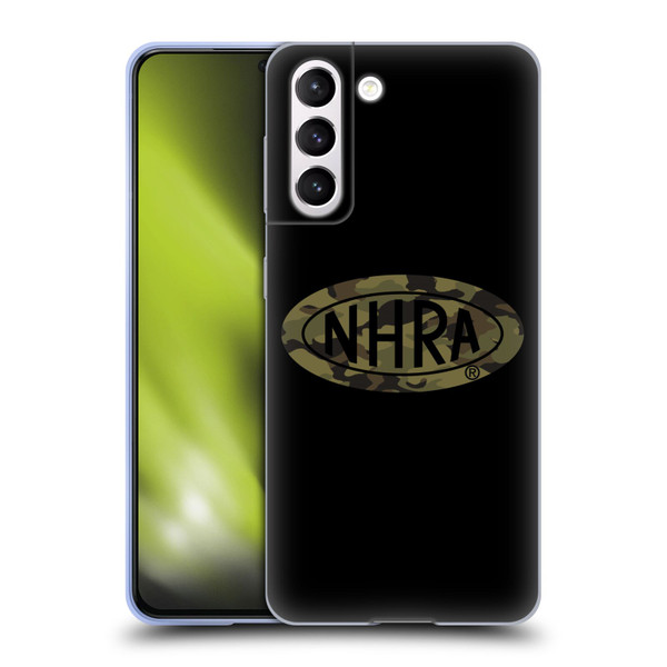 National Hot Rod Association Graphics Camouflage Logo Soft Gel Case for Samsung Galaxy S21 5G