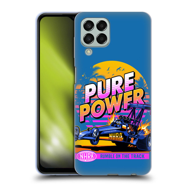 National Hot Rod Association Graphics Pure Power Soft Gel Case for Samsung Galaxy M33 (2022)