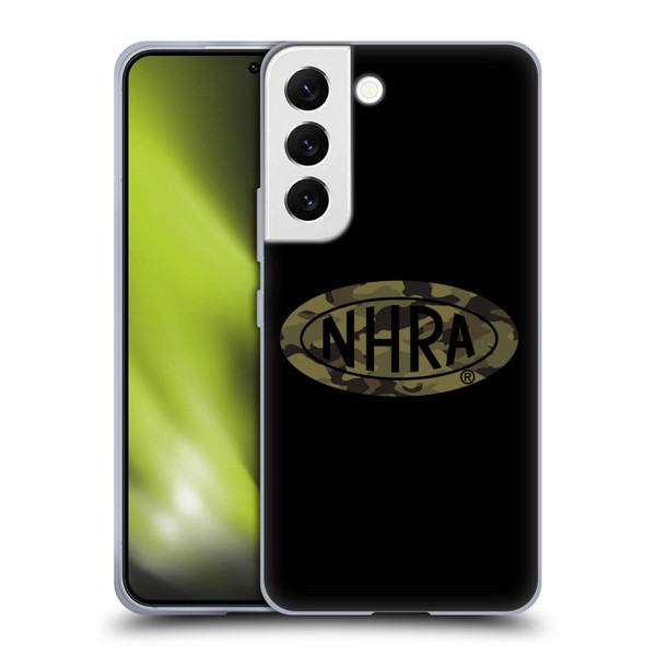 National Hot Rod Association Graphics Camouflage Logo Soft Gel Case for Samsung Galaxy S22 5G