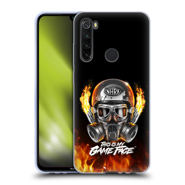 National Hot Rod Association Graphics Game Face Helmet Soft Gel Case for Xiaomi Redmi Note 8T