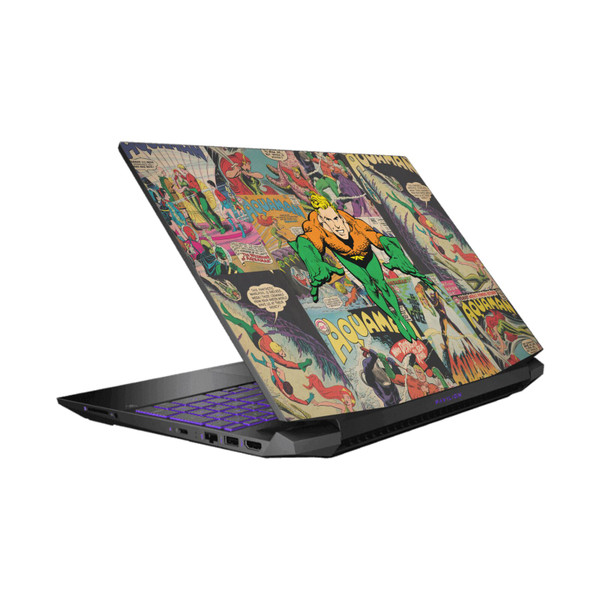 Aquaman DC Comics Comic Book Cover Character Collage Vinyl Sticker Skin Decal Cover for HP Pavilion 15.6" 15-dk0047TX
