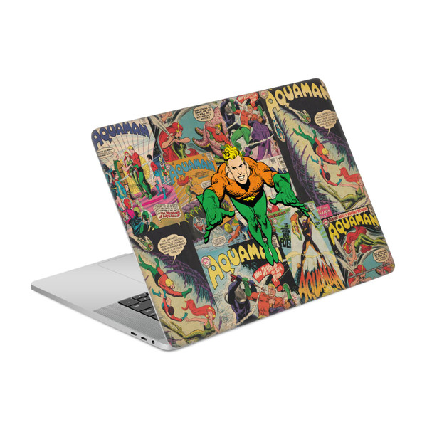 Aquaman DC Comics Comic Book Cover Character Collage Vinyl Sticker Skin Decal Cover for Apple MacBook Pro 15.4" A1707/A1990