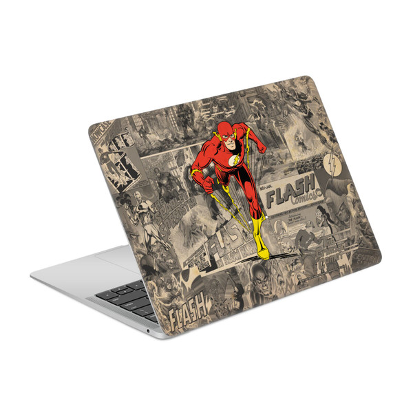 The Flash DC Comics Comic Book Art Character Collage Vinyl Sticker Skin Decal Cover for Apple MacBook Air 13.3" A1932/A2179