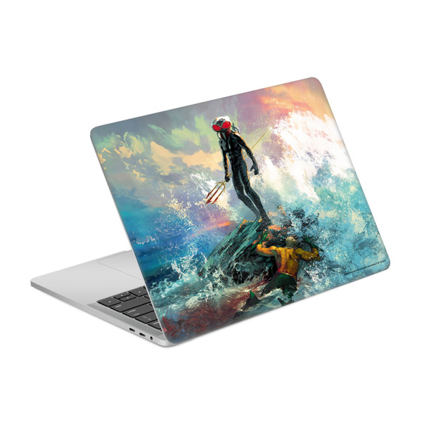 Aquaman DC Comics Comic Book Cover Black Manta Painting Vinyl Sticker Skin Decal Cover for Apple MacBook Pro 13" A2338