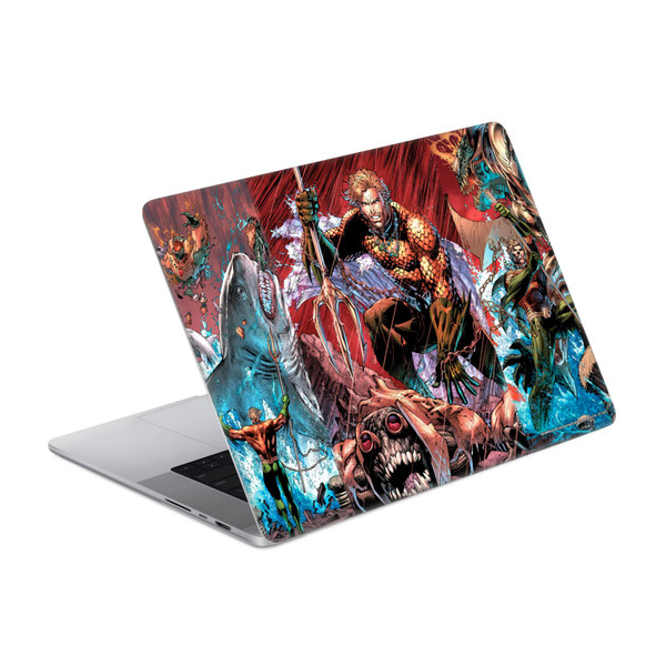 Aquaman DC Comics Comic Book Cover Collage Vinyl Sticker Skin Decal Cover for Apple MacBook Pro 14" A2442