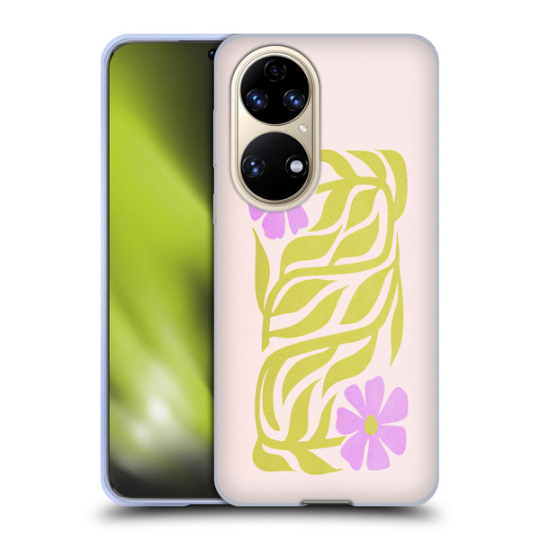 Ayeyokp Plants And Flowers Flower Market Les Fleurs Color Soft Gel Case for Huawei P50