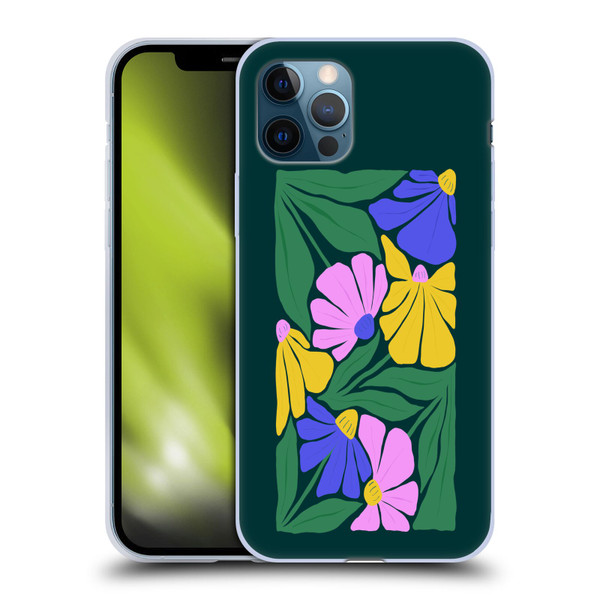 Ayeyokp Plants And Flowers Summer Foliage Flowers Matisse Soft Gel Case for Apple iPhone 12 / iPhone 12 Pro
