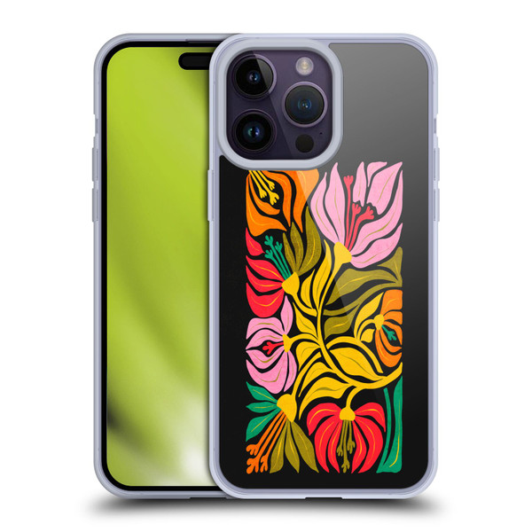 Ayeyokp Plants And Flowers Flor De Mar Flower Market Soft Gel Case for Apple iPhone 14 Pro Max