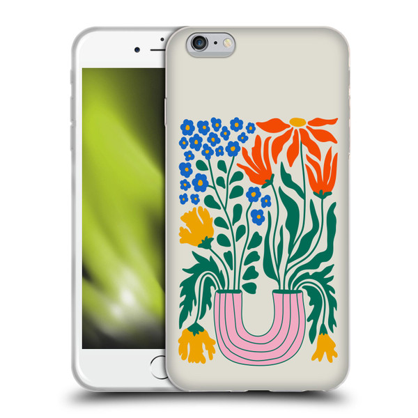 Ayeyokp Plants And Flowers Withering Flower Market Soft Gel Case for Apple iPhone 6 Plus / iPhone 6s Plus